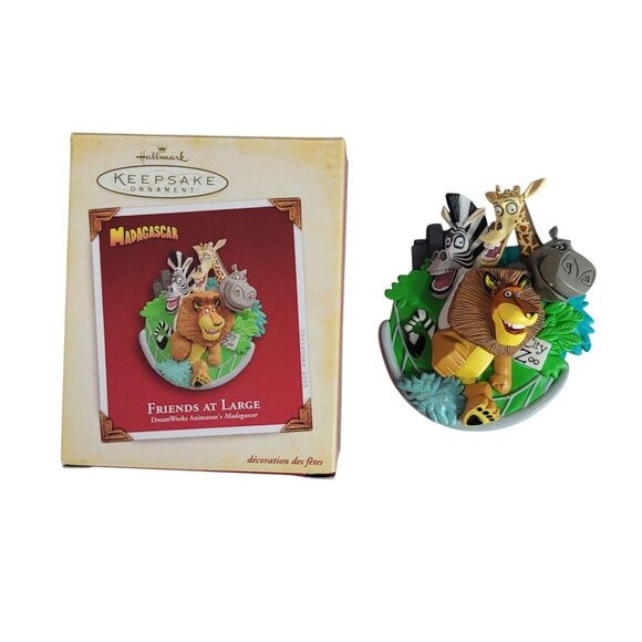 Hallmark Keepsake Madagascar Ornament Friends at Large Christmas 2005 Dreamworks - Picture 2 of 8